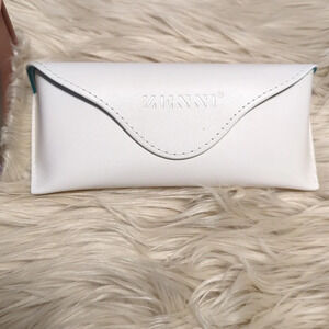 White Zenni eyeglasses case new in box